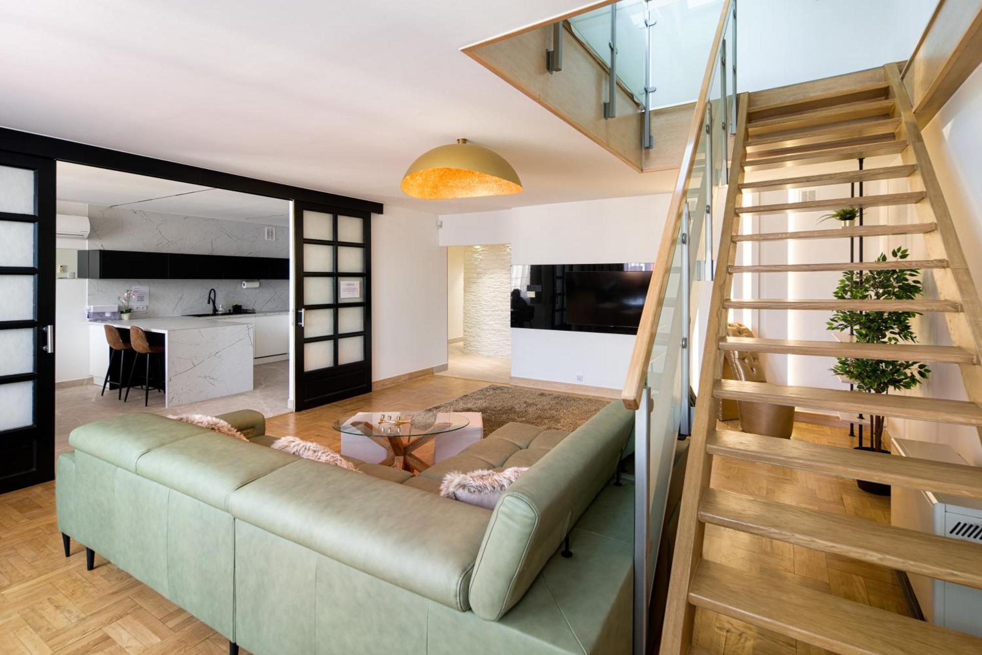 Apartament W Centrum - Duplex Penthouse In The Centre With Terrace And Air Conditioning Красков Екстериор снимка