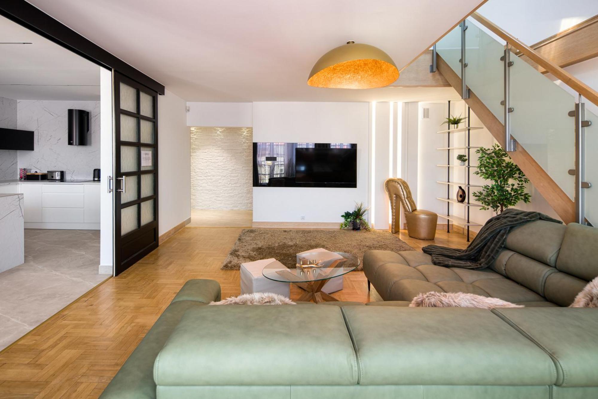 Apartament W Centrum - Duplex Penthouse In The Centre With Terrace And Air Conditioning Красков Екстериор снимка